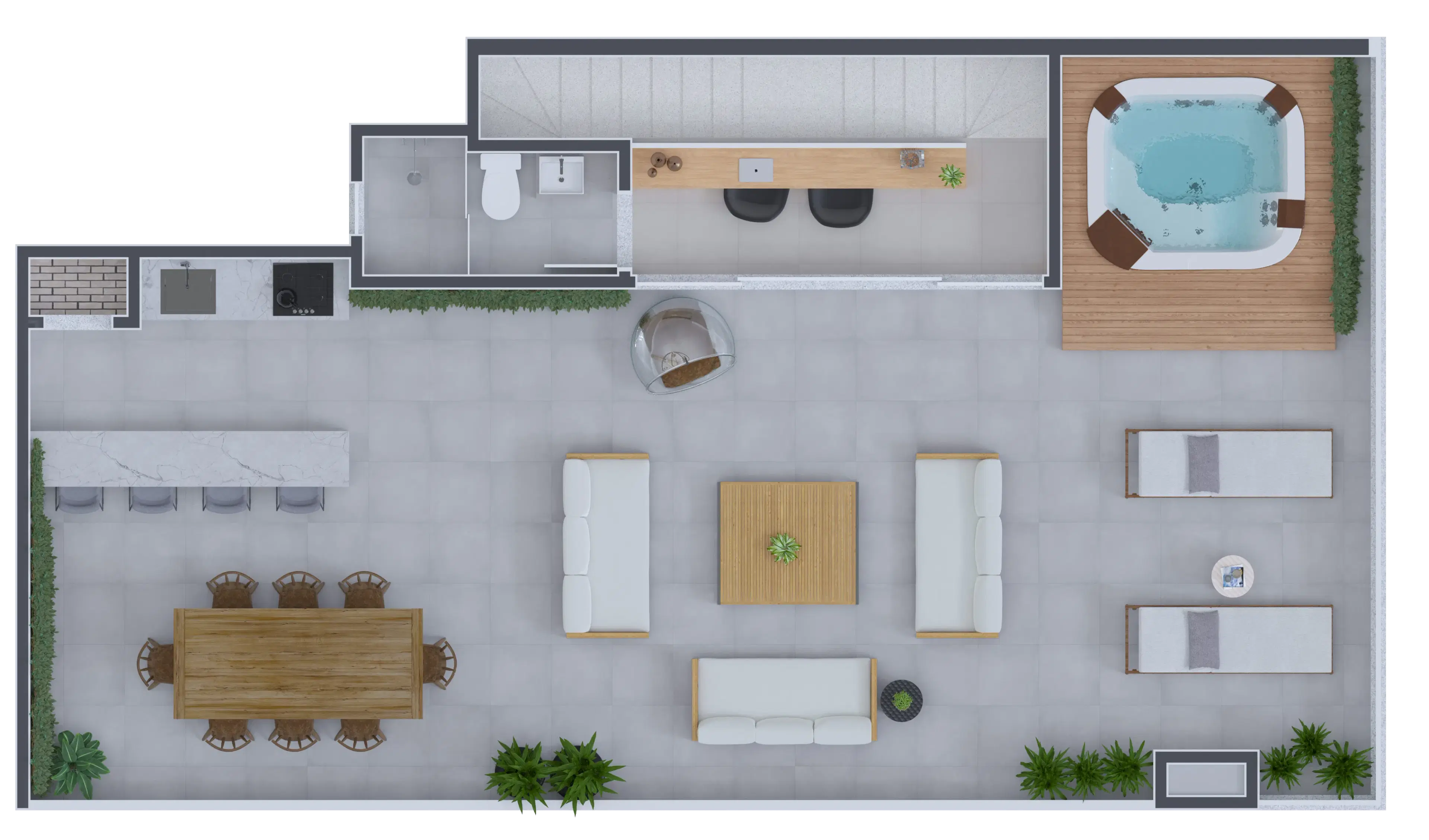 Cobertura Duplex - Piso 1