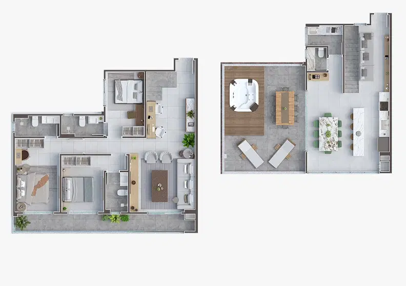 Cobertura Duplex