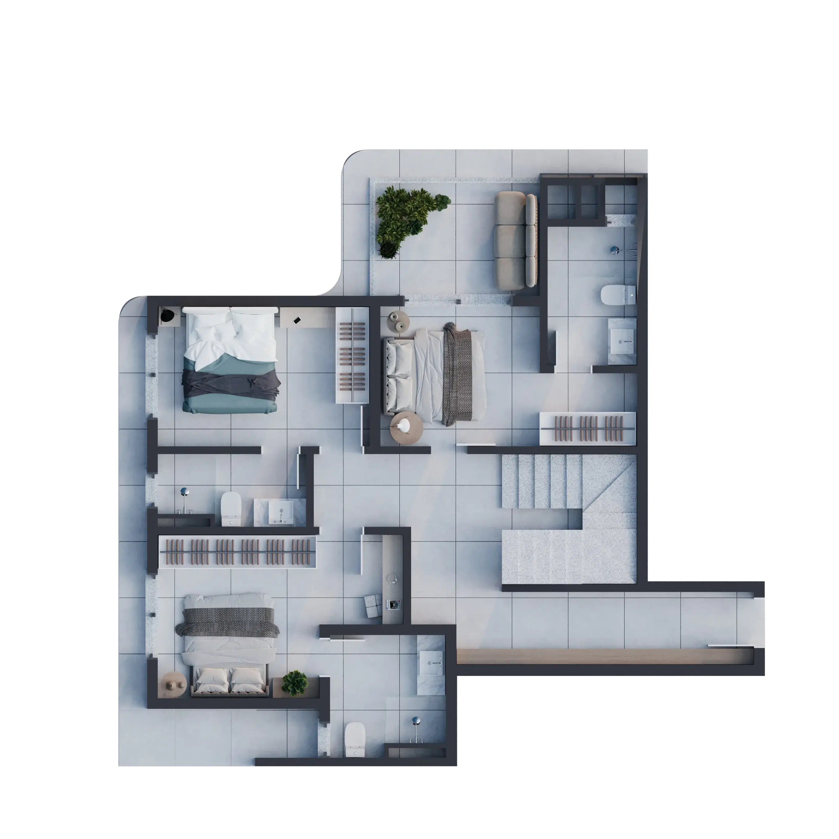 Cobertura Duplex - Piso 1
