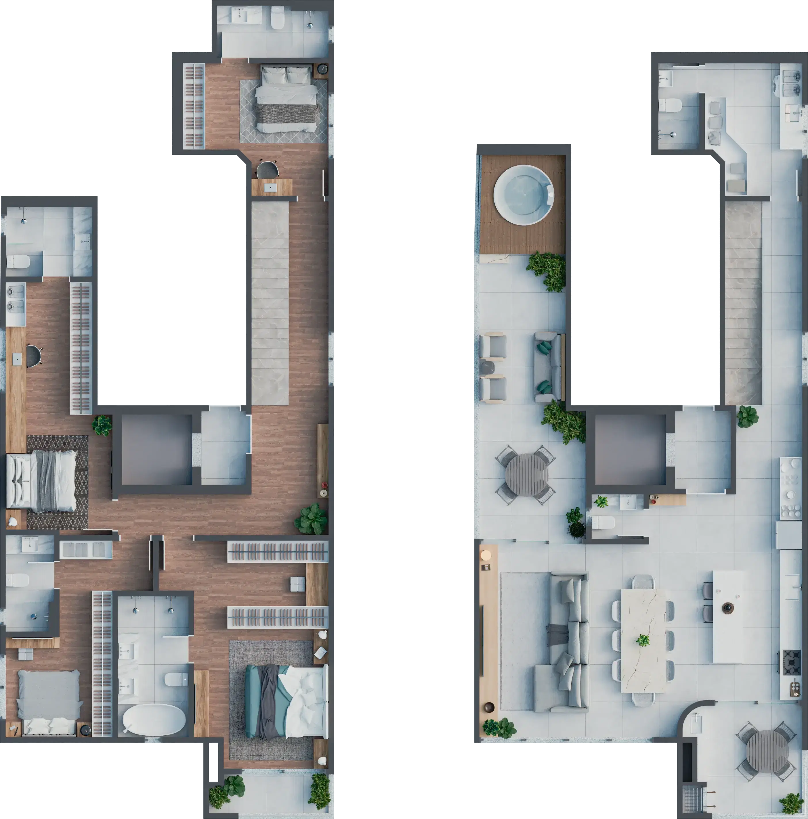 Cobertura Duplex